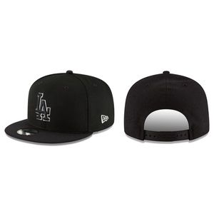 NEW ERA - MLB Baseball Hat - Los Angeles Dodgers 9FIFTY Snapback Cap - Black